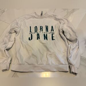 Lorna Jane Off-White Crew Neck Sweater #23